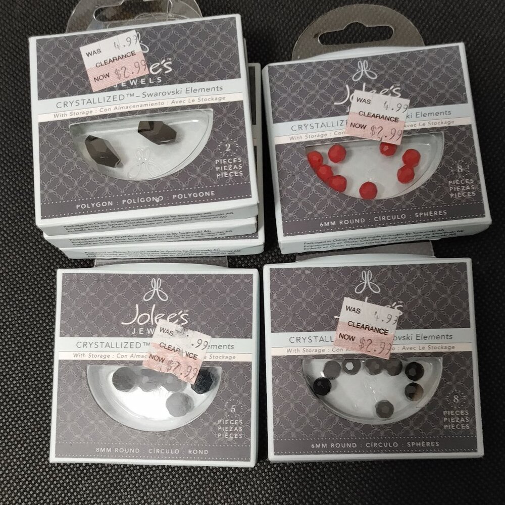 Swarovski Crystal elements - 6 packages - 27 pieces